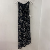 BIANCA NYGARD WOMEN'S DRESS black white 8