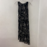 BIANCA NYGARD WOMEN'S DRESS black white 8