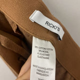 RICKI'S WOMEN'S PANTS camel XL