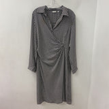 REITMANS WOMEN'S DRESS white black lilac XL