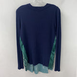 SANDRO WOMEN'S TOP navy green M