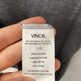 VINCE WOMEN'S T-SHIRT grey marled L