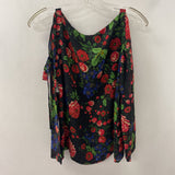 Club Monaco WOMEN'S BLOUSE/SHIRT black green red blue XS
