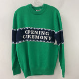 OPENING CEREMONY WOMEN'S SWEATER green blue XS