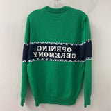 OPENING CEREMONY WOMEN'S SWEATER green blue XS