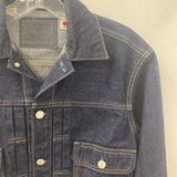 LEVI WOMEN'S DENIM JACKET dark blue S
