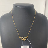 TORY BURCH WOMEN'S NECKLACE gold clear