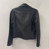 REISS WOMEN'S COAT black silver 6
