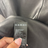REISS WOMEN'S COAT black silver 6