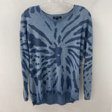 CHARLIE B WOMEN'S TOP two tone blue S