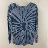 CHARLIE B WOMEN'S TOP two tone blue S