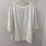 J JILL/PUREJILL WOMEN'S BLOUSE/SHIRT white M