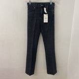 ZARA WOMEN'S JEANS black 4