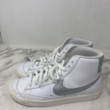 NIKE WOMEN'S SNEAKERS white silver 9/40.5