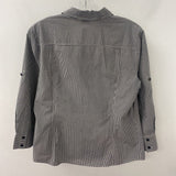 THEORY WOMEN'S BLOUSE/SHIRT black white gingham L