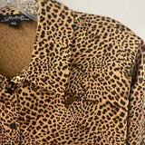 CHARLIE B WOMEN'S BLOUSE/SHIRT leopard print S
