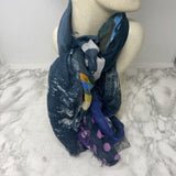 SUZI ROHER WOMEN'S SCARF/SHAWL grey blue burgundy