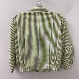MELANIE LYNE WOMEN'S BLOUSE/SHIRT green white stripe 2
