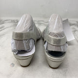 kelly & katie WOMEN'S SANDALS silver sparkle 8.5