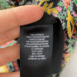 alice + olivia WOMEN'S DRESS black multi colour print S/M