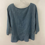 Banana Republic WOMEN'S BLOUSE/SHIRT blue M