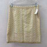 Banana Republic WOMEN'S SKIRT cream gold