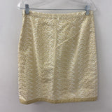 Banana Republic WOMEN'S SKIRT cream gold