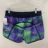LULULEMON WOMEN'S ACTIVE BOTTOM black purple green 8