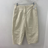 M&S WOMEN'S PANTS cream 10 short