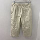 M&S WOMEN'S PANTS cream 10 short
