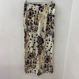 ANTHROPOLOGIE WOMEN'S PANTS animal print L