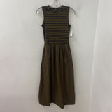 UNIQLO WOMEN'S DRESS brown black S