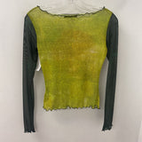 silence + noise WOMEN'S TOP green red S