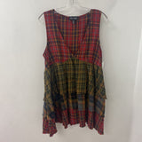 WOMEN'S DRESS red green M