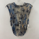 intimately WOMEN'S TOP blue beige brown L