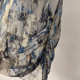 intimately WOMEN'S TOP blue beige brown L