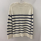 RAILS WOMEN'S SWEATER white navy L