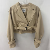 ZARA WOMEN'S COAT beige S