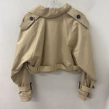 ZARA WOMEN'S COAT beige S