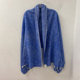 WOMEN'S SCARF/SHAWL blue white