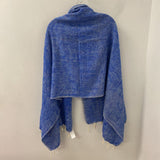 WOMEN'S SCARF/SHAWL blue white