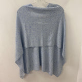 WOMEN'S PONCHO/CAPE blue white OS
