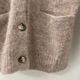 LATIERRA WOMEN'S CARDIGAN pink beige O/S