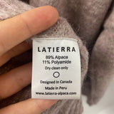 LATIERRA WOMEN'S CARDIGAN pink beige O/S