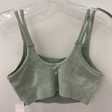 YOGALICIOUS WOMEN'S ACTIVE BRA lime wash M