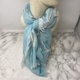 EILEEN FISHER WOMEN'S SCARF/SHAWL blues aqua