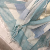 EILEEN FISHER WOMEN'S SCARF/SHAWL blues aqua