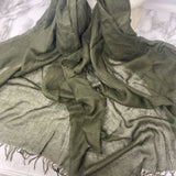 VINCE WOMEN'S SCARF/SHAWL olive green