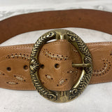 COACH WOMEN'S BELT tan beige brown M