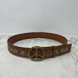COACH WOMEN'S BELT tan beige brown M